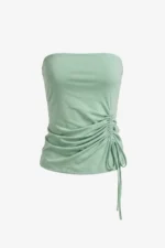 Side-Ruched Sleeveless Top - Image 6
