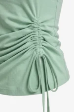 Side-Ruched Sleeveless Top - Image 5