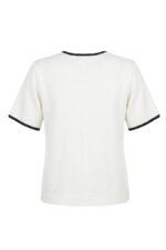 Contrast-Trim Buttoned Top - Image 7
